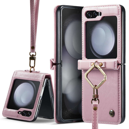 Z Flip 5 Ring Case with Strap