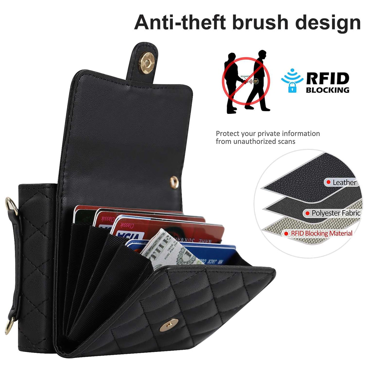 Flip Case for OPPO Find N3 with 4 Card Slots