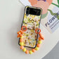 Pattern Chain Flip Case, For Samsung Galaxy Z Flip 4 & 3 - EbayCase