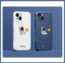 Swing Astronaut iPhone Case, for iphone 14 13 12 11 Pro Max Plus