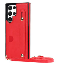 Card Holder Samsung Phone Case with Wist Strap