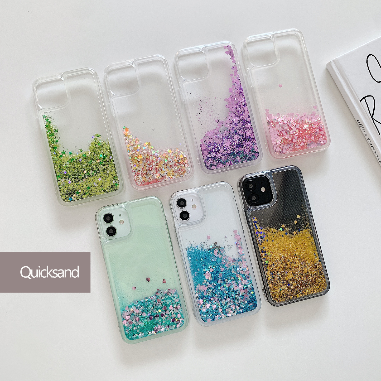 Liquid glitter sparkle phone case for Iphone 14 13 12 11