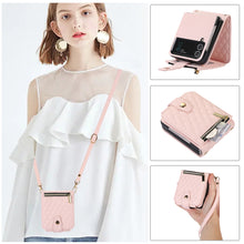 Zipper Card Slot Case for Samsung Galaxy Z Flip 4 & 3, for men and women