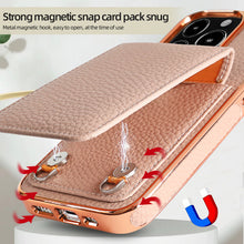 Card Holder iPhone Case, Strap iPhone Case For iPhone 14 & 13 Pro Max