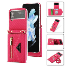 Wallet Flip Case with Crossbody Strap, for Samsung Galaxy Z Flip 4 & 3