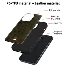 Handmade Stitched Leather iPhone Case, for iphone 14 13 12 11 Pro Plus