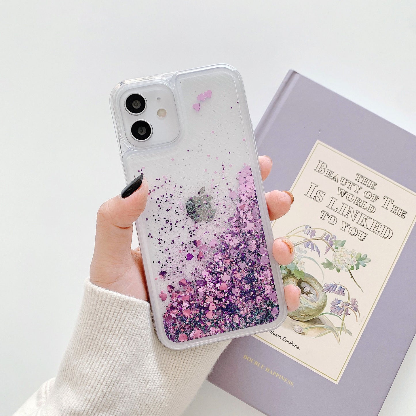 Liquid glitter sparkle phone case for Iphone 14 13 12 11