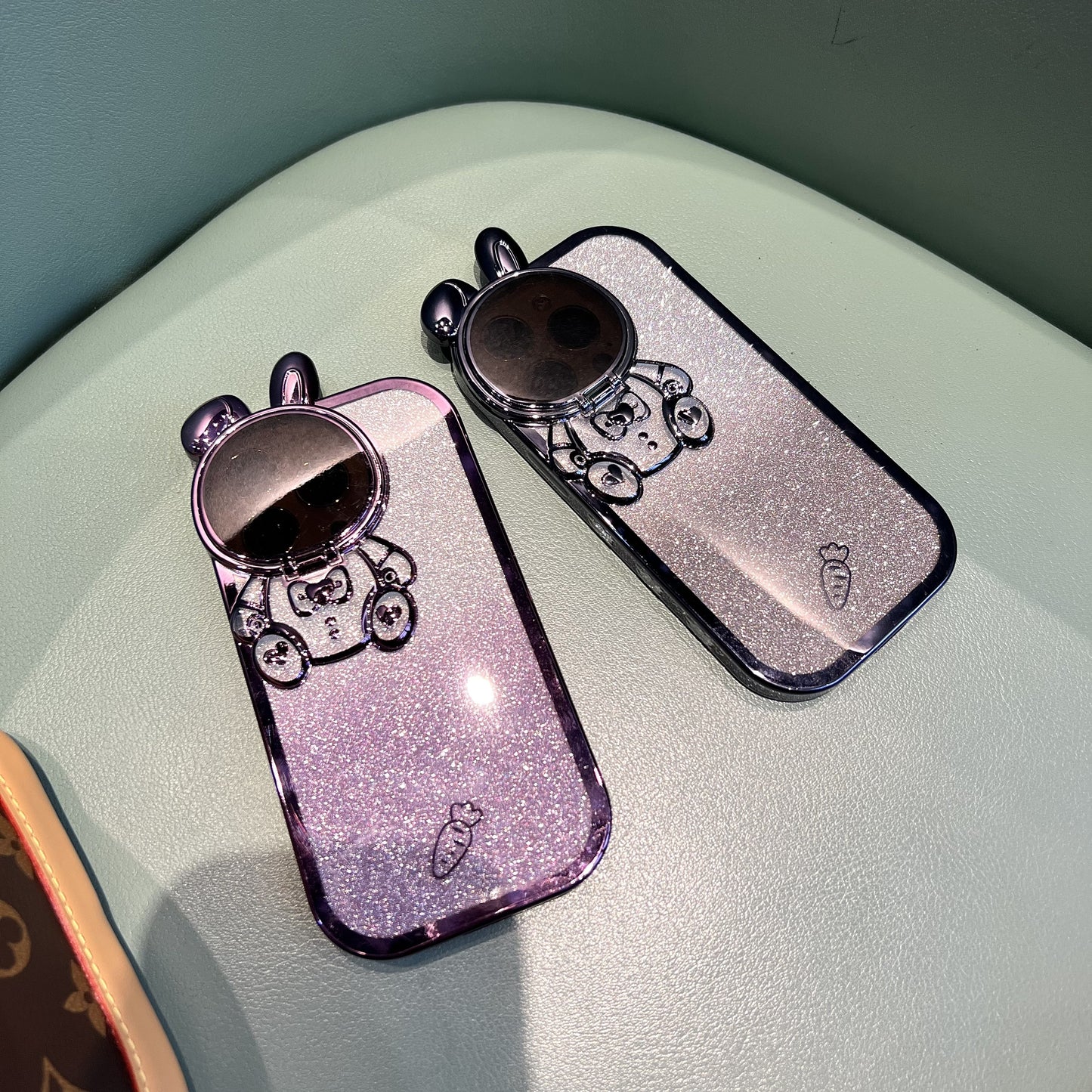 Cute Rabbit Stand Phone Case for iphone 14 13 12 11