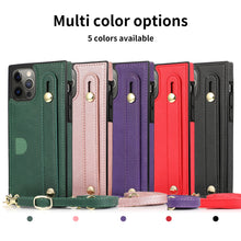 Card Holder iPhone Case with Wist Strap, iPhone 14 13 12 11