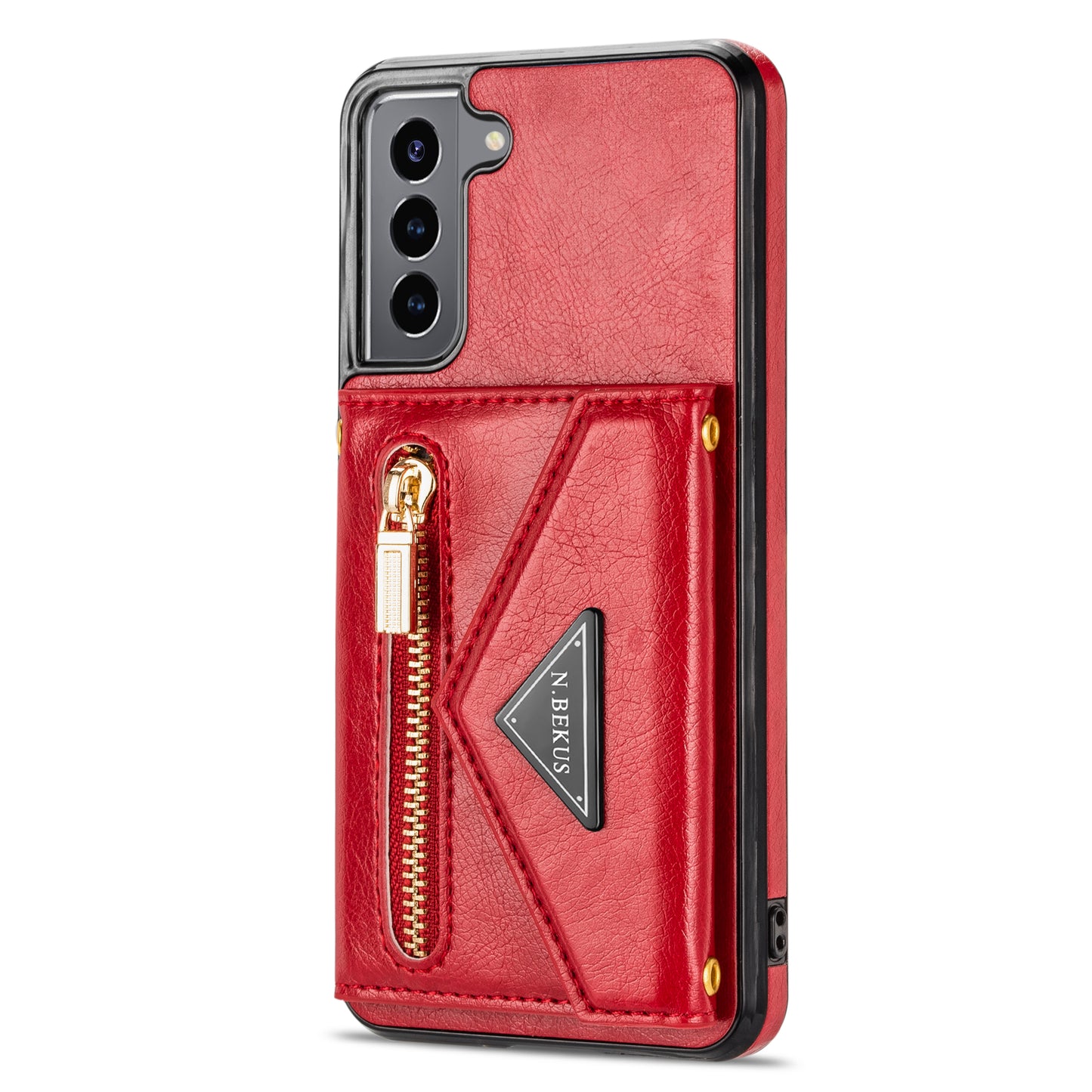 Phone Case with Zipper Wallet, for Samsung Galaxy S23 S22 S21 S20