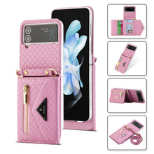 Wallet Flip Case with Crossbody Strap, for Samsung Galaxy Z Flip 4 & 3