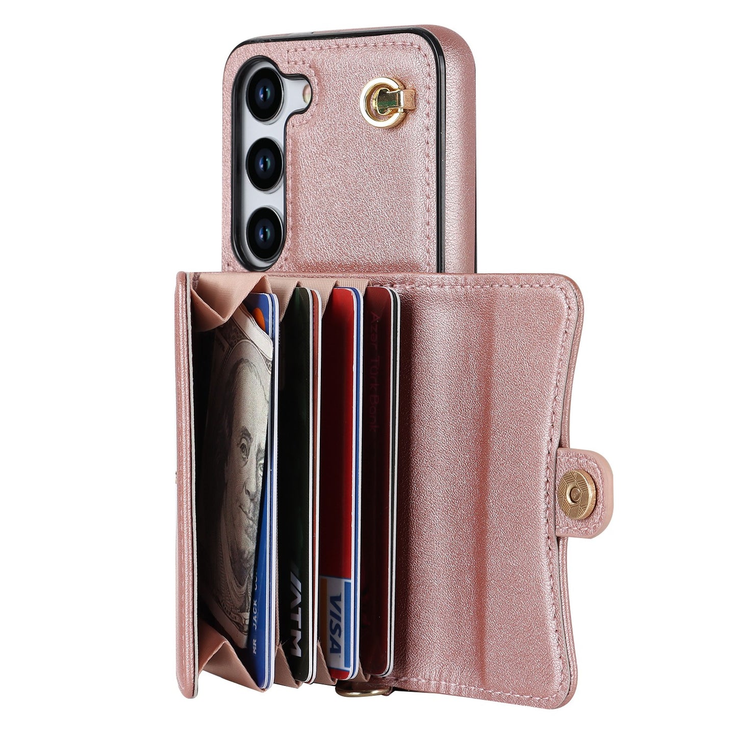 Classic wallet stand phone case for Samsung 23 22 21