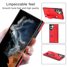 Card Holder Samsung Phone Case with Wist Strap