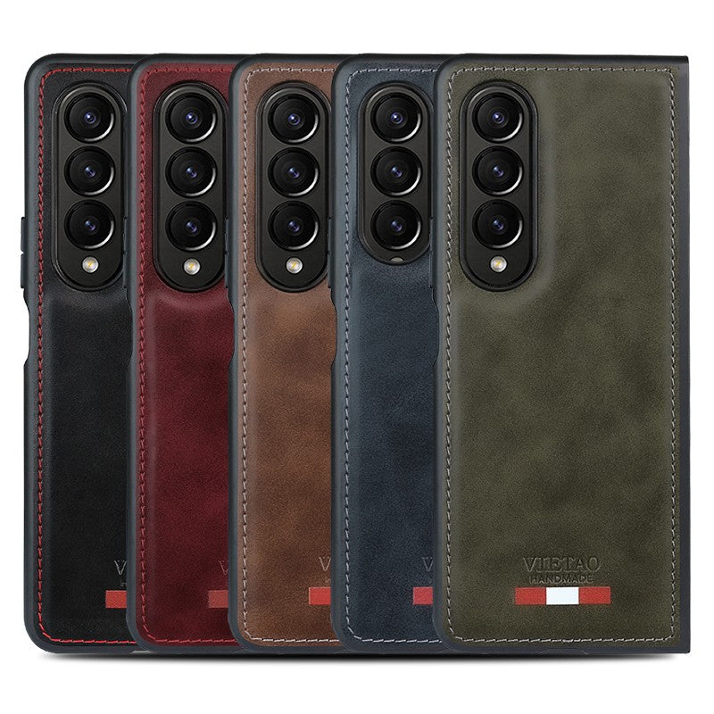 Fashionable leather non-slip phone case for Samsung Galaxy Z Fold 4 and Galaxy Z Fold 3