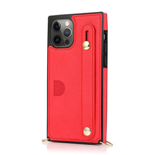 Card Holder iPhone Case with Wist Strap, iPhone 14 13 12 11