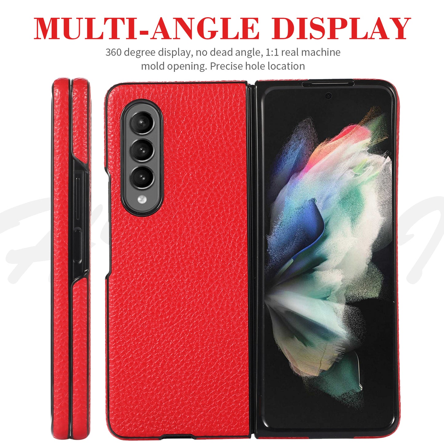 Leather Fold Phone Case, for Samsung Galaxy Z Fold 4/3