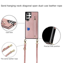Card Holder Samsung Phone Case with Wist Strap