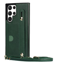 Card Holder Samsung Phone Case with Wist Strap