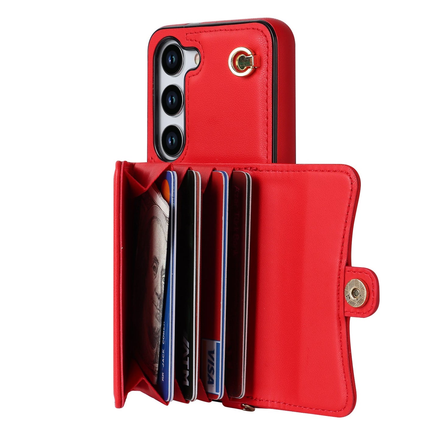 Classic wallet stand phone case for Samsung 23 22 21