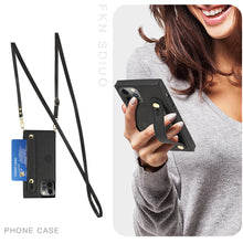 Card Holder iPhone Case with Wist Strap, iPhone 14 13 12 11