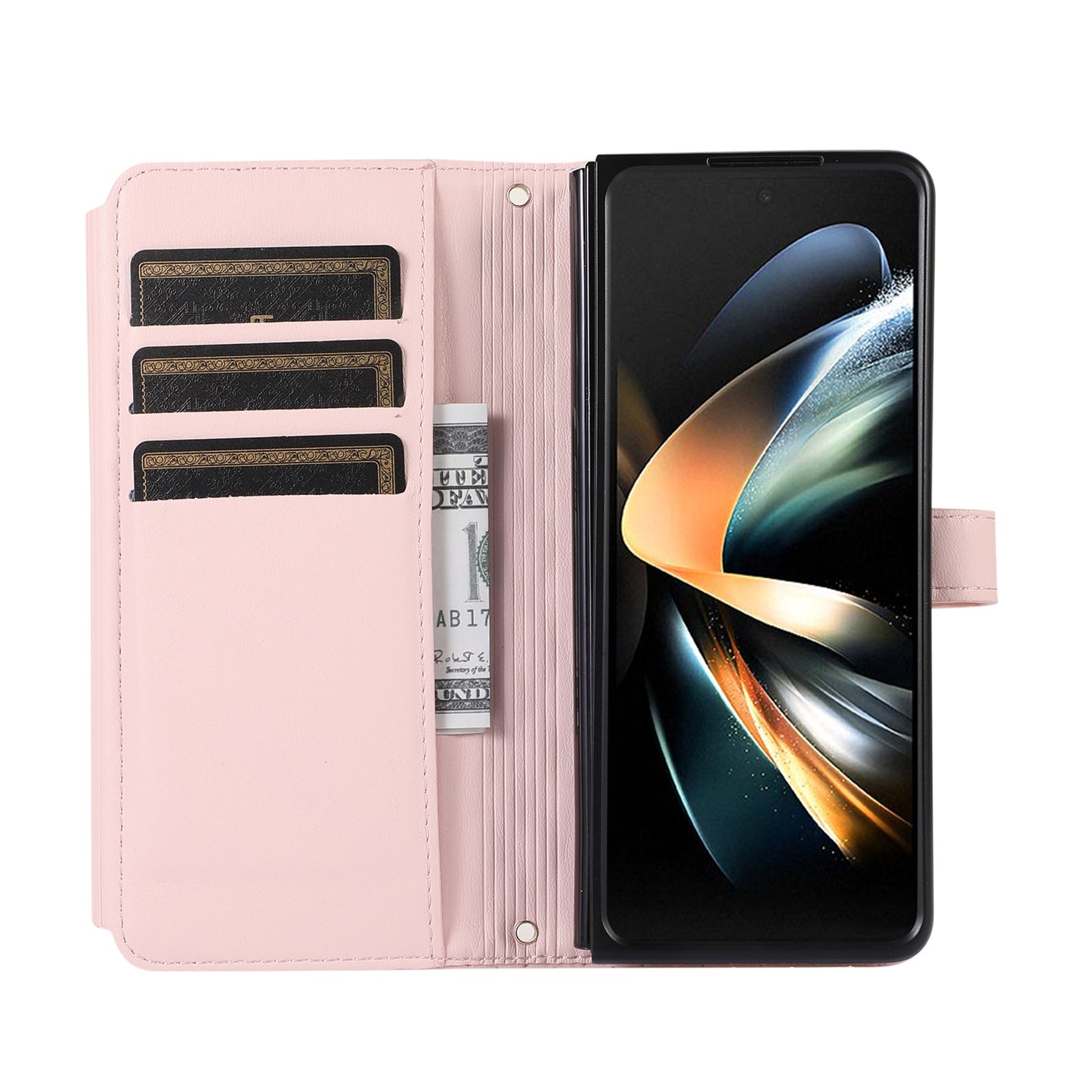 Fold Phone Case with Wallet, for Samsung Galaxy Z Fold 4/3