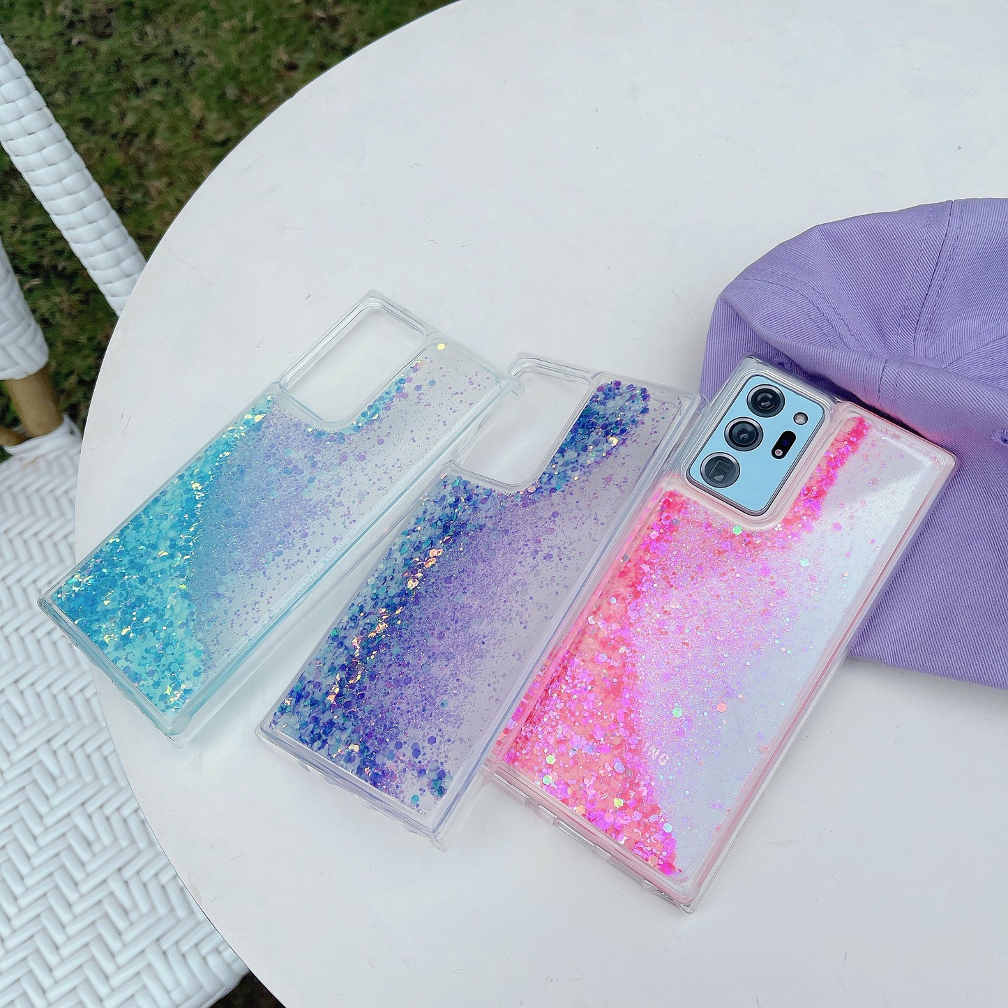 Glitter Liquid Sand Phone Case for Samsung 23 22 21