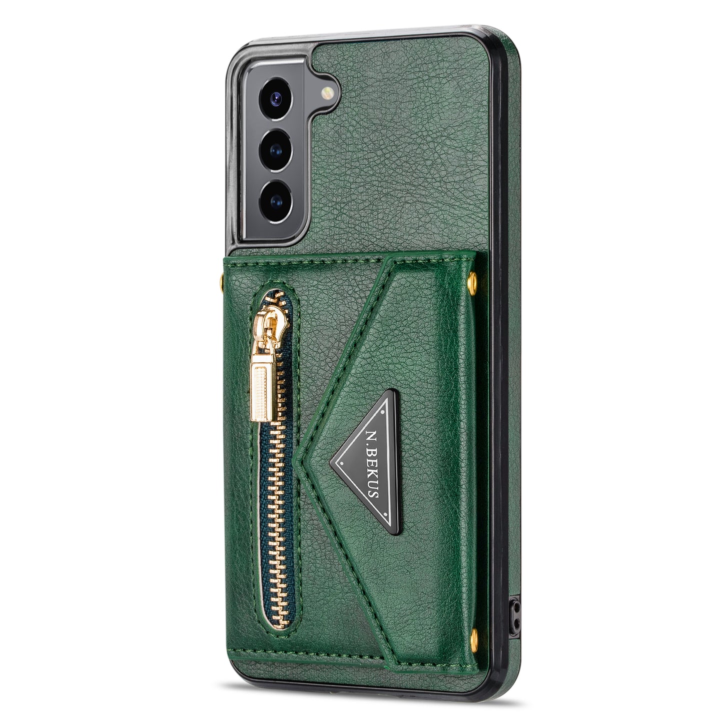 Phone Case with Zipper Wallet, for Samsung Galaxy S23 S22 S21 S20