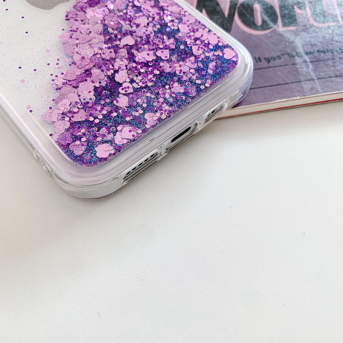 Liquid glitter sparkle phone case for Iphone 14 13 12 11