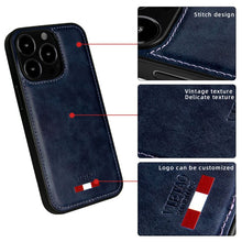 Handmade Stitched Leather iPhone Case, for iphone 14 13 12 11 Pro Plus
