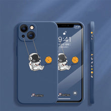 Swing Astronaut iPhone Case, for iphone 14 13 12 11 Pro Max Plus