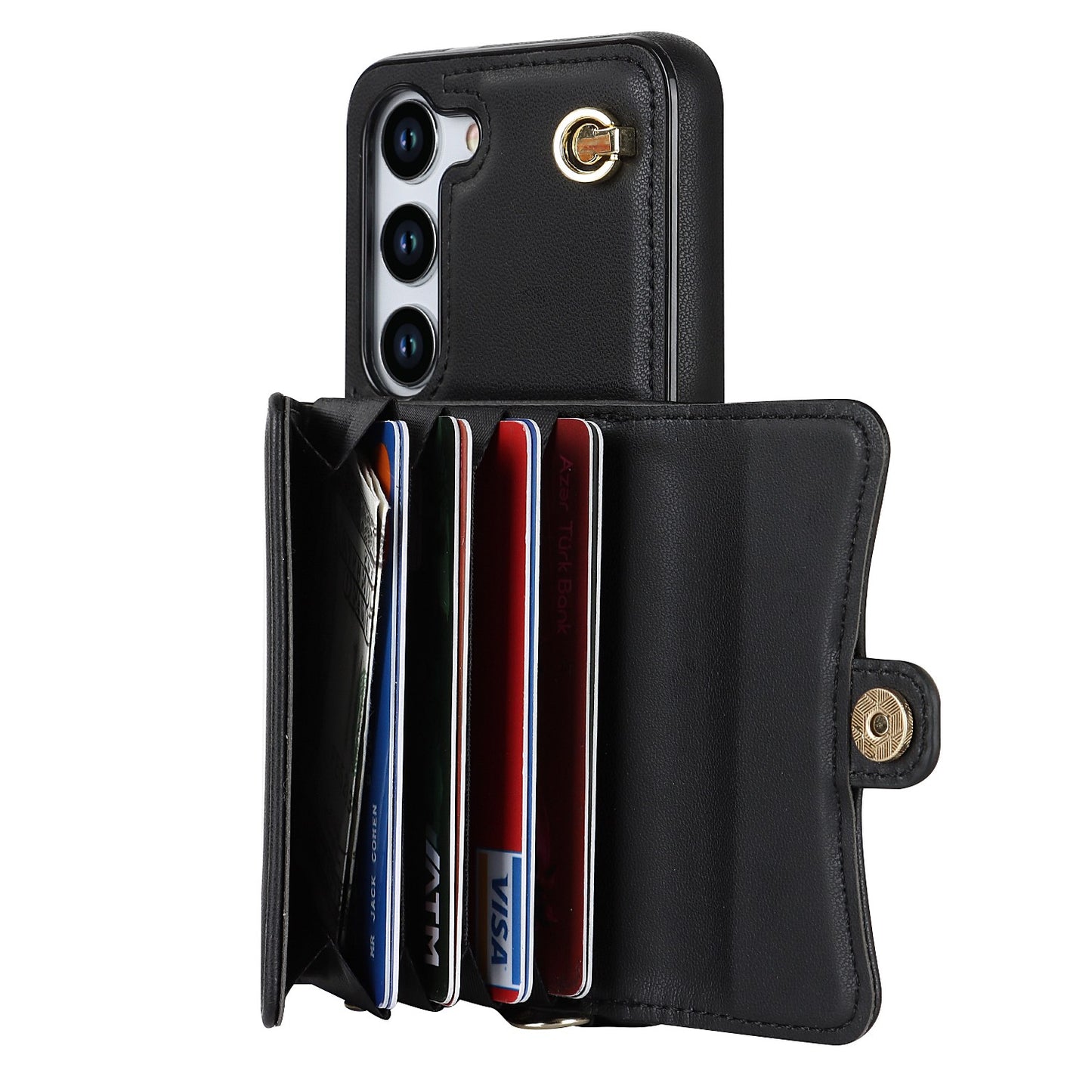 Classic wallet stand phone case for Samsung 23 22 21