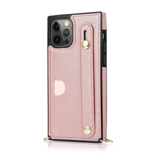 Card Holder iPhone Case with Wist Strap, iPhone 14 13 12 11