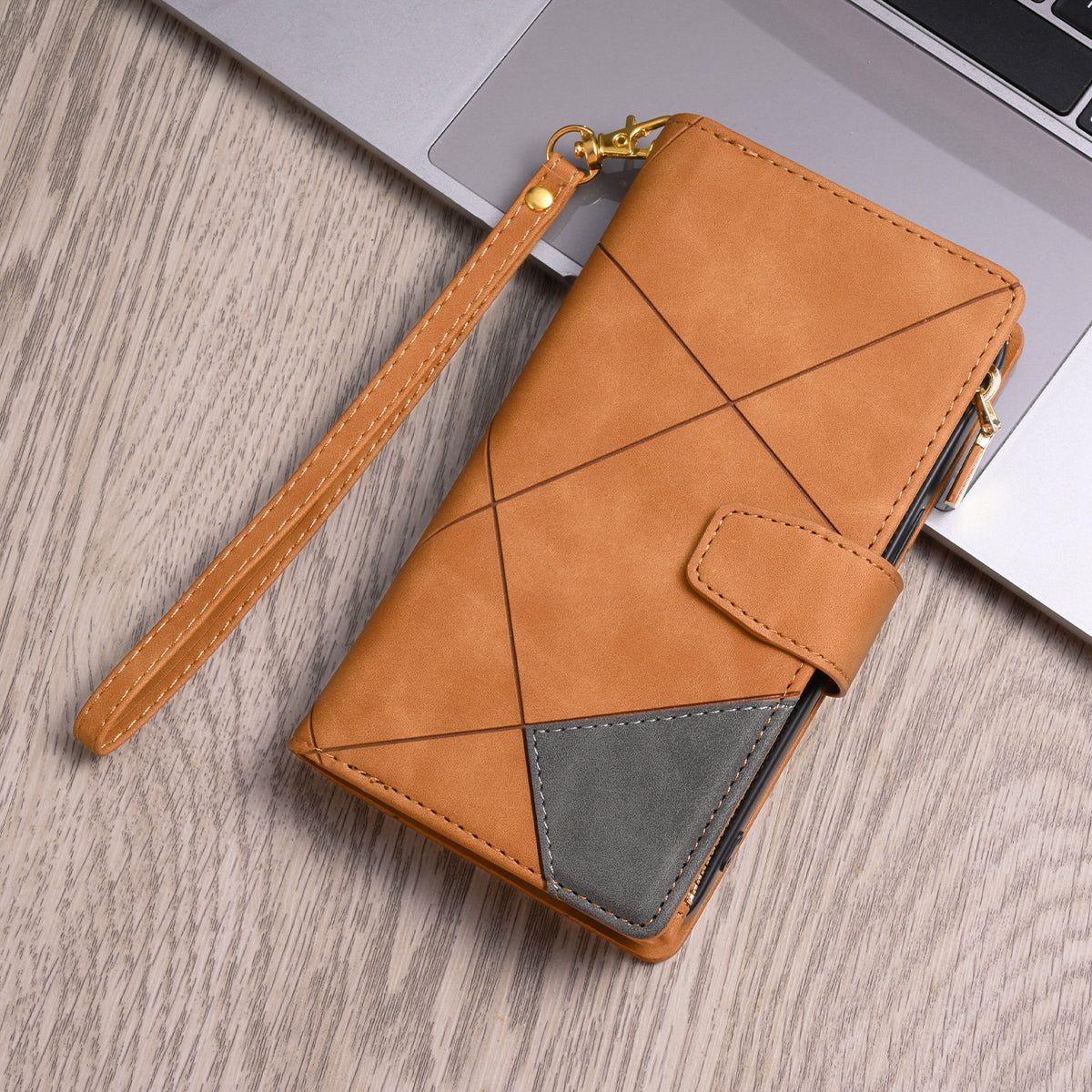 Fold Phone Case with Line Style, for Samsung Galaxy Z Fold 4/3