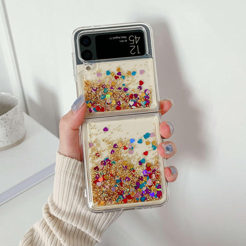 Frosted Solid Color Flip Case, For Samsung Galaxy Z Flip 4 & 3 - EbayCase