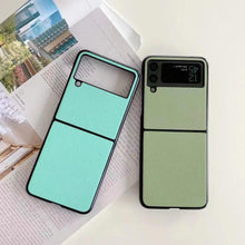 Frosted Solid Color Flip Case, For Samsung Galaxy Z Flip 4 & 3 - EbayCase