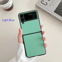 Frosted Solid Color Flip Case, For Samsung Galaxy Z Flip 4 & 3 - EbayCase