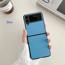 Frosted Solid Color Flip Case, For Samsung Galaxy Z Flip 4 & 3 - EbayCase