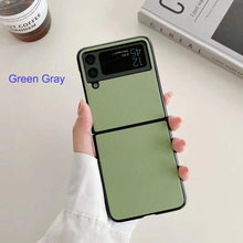 Frosted Solid Color Flip Case, For Samsung Galaxy Z Flip 4 & 3 - EbayCase