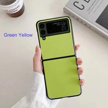 Frosted Solid Color Flip Case, For Samsung Galaxy Z Flip 4 & 3 - EbayCase