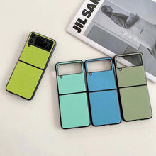 Frosted Solid Color Flip Case, For Samsung Galaxy Z Flip 4 & 3 - EbayCase