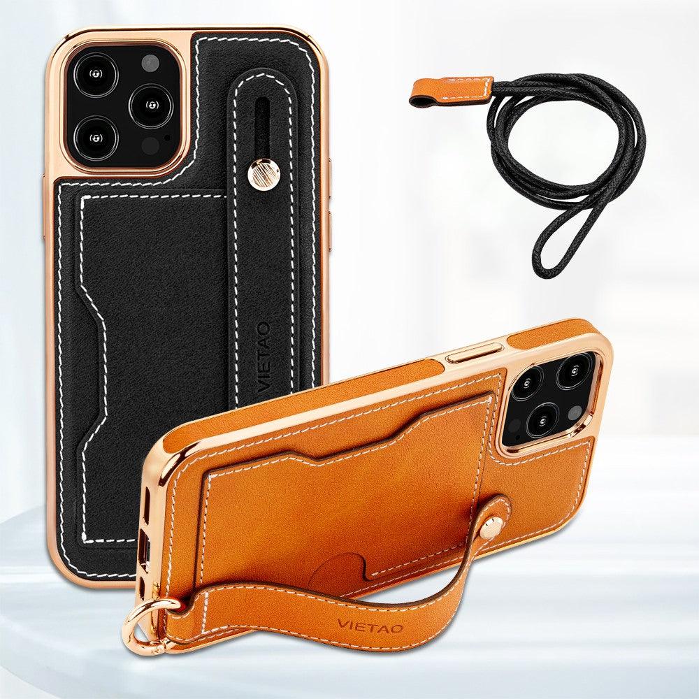 Plating iPhone 14 Pro Case, with Wristband, for iPhone 14 13 12 11 pro max - EbayCase